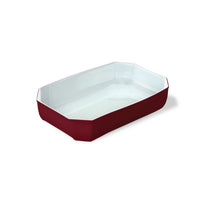 Fuente Pyrex® COLOR'S de vidrio rectangular - rojo - 30x20cm